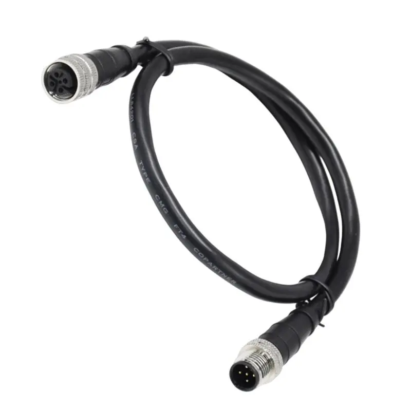 NMEA 2000 5PIN T-Type Adapter Cable Female To Male Connectors IP67 5Pin T-Type Waterproof NMEA2000 Converter
