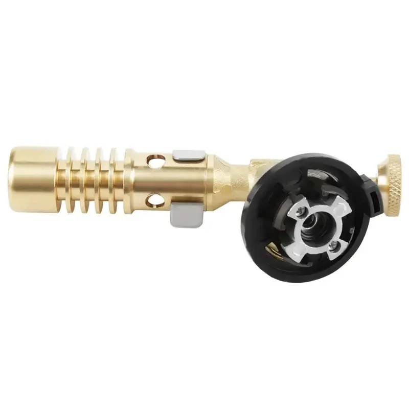 Portable Welding Torch Gas Burner Portable Flame Gun Butane High Temperature Welding Gas Lighter Torch Outdoor Camping BBQ Gas