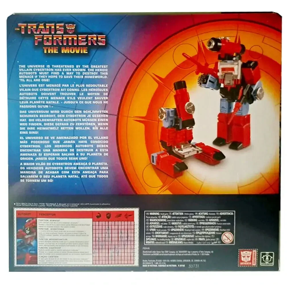 Auf Lager Transformers Retro TF1986 Film G1 Retro Perceptor Walmart Action Figur Modell Spielzeug Sammlung Hobby Geschenk