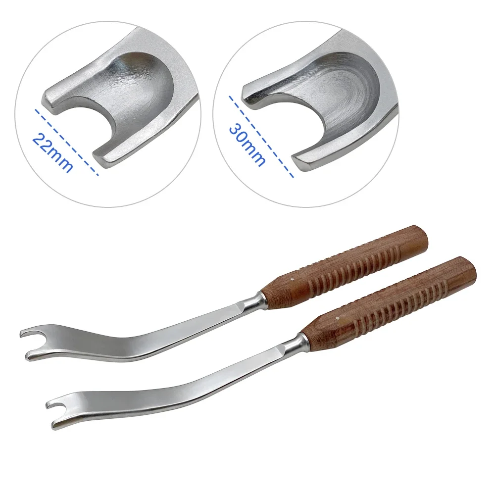 

QSWTITAN Stainless Steel Hohmann Retractor Acetabular joint hook Bone lift Retractor orthopedic instruments tools