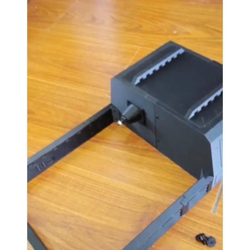 Rear Bed Equipment Box Side Panels For CROSSRC EMO XL4 1/8 Scale RC Crawler w/ Spare Tire Mount Upgrade Parts 3D Printed Bolt-On