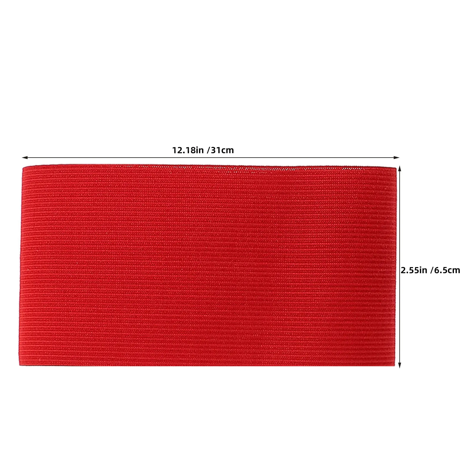 8Pcs Red Soccer Captain Armbands Adjustable Elastic Non-Slip Youth Team Leader Sleeve Bands for Football Basketball Sports view 4