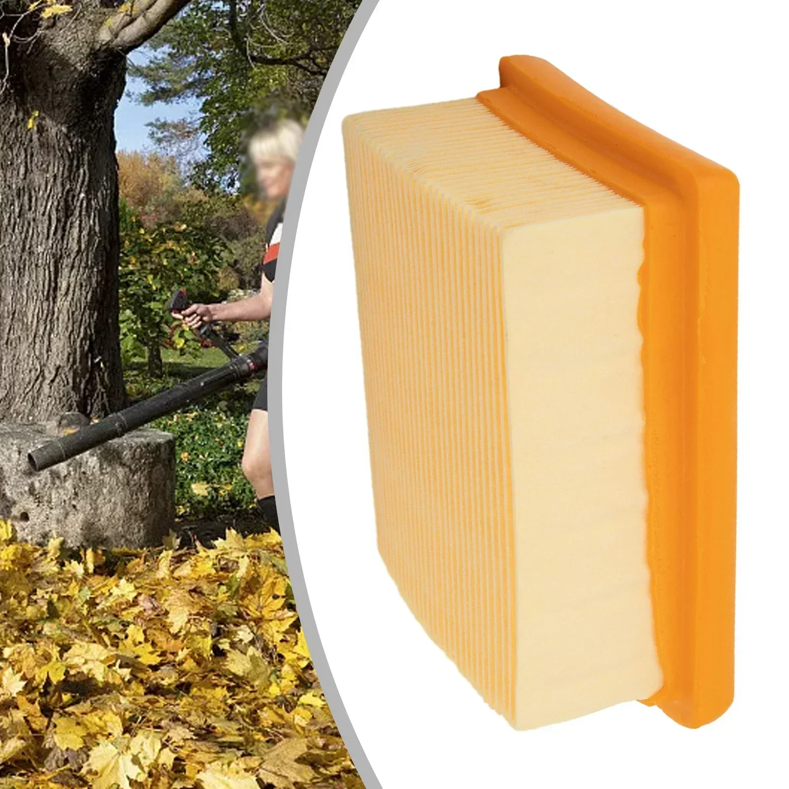 1pc filtro de ar-para br800x 4283-141-0300 folha ventilador peça de substituição plástico + papel doméstico ao ar livre ferramentas de jardim peças 2025 novo