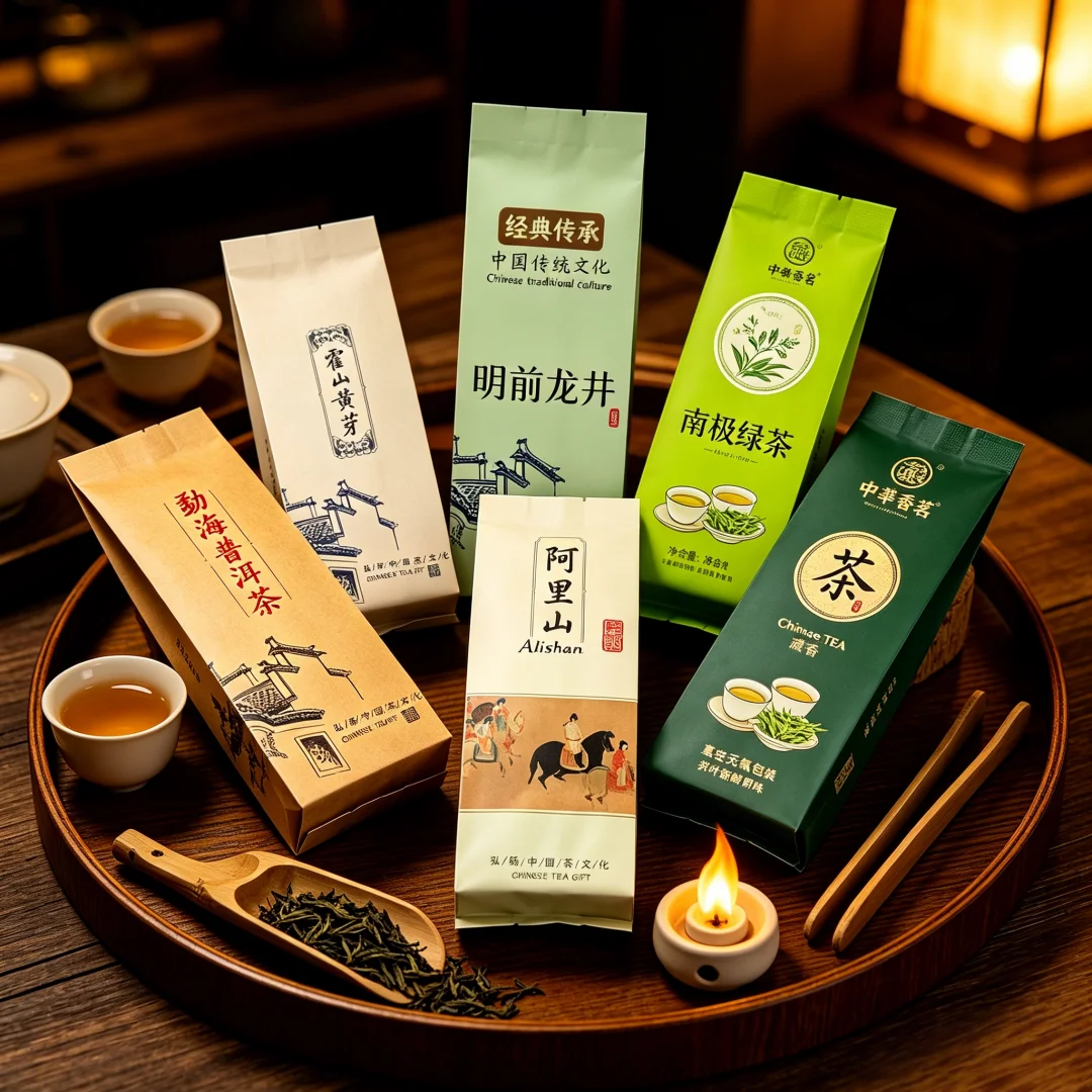 250g Tieguanyin tea Bag Packaging Bags Chinese Tie Guan Yin tea Sealed bag Alishan Dongding Ginseng Black oolong tea Packing Bag