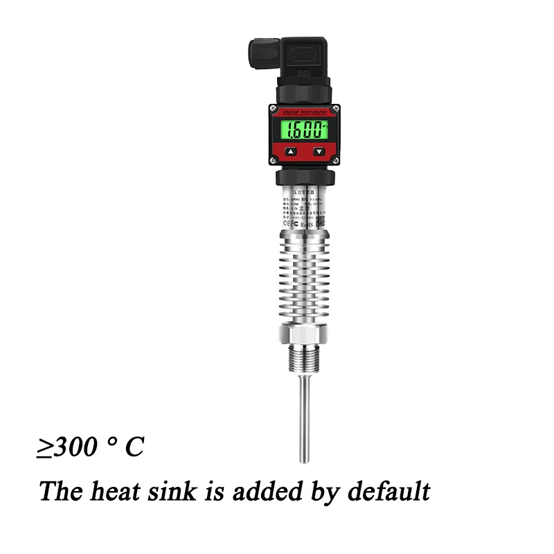 0 10V M20*1.5 PT100 Temperature Transducer 100mm Length Probe RTD Pt100 Temperature Sensor 4 20ma 0-100℃ Temperature Transmitter