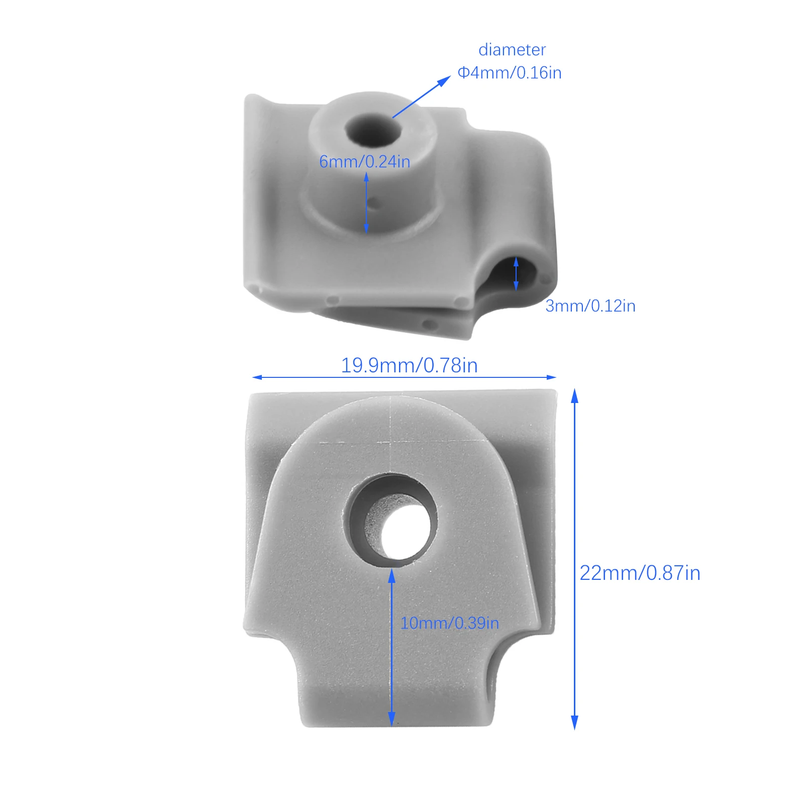 20Pcs Car Front Bumper Clips C27450133 for Mazda CX-3 CX-5 CX-7 CX-9 for Mazda 2 3 5 6 MX-5 Miata Car Panel Clamp Auto Fastener