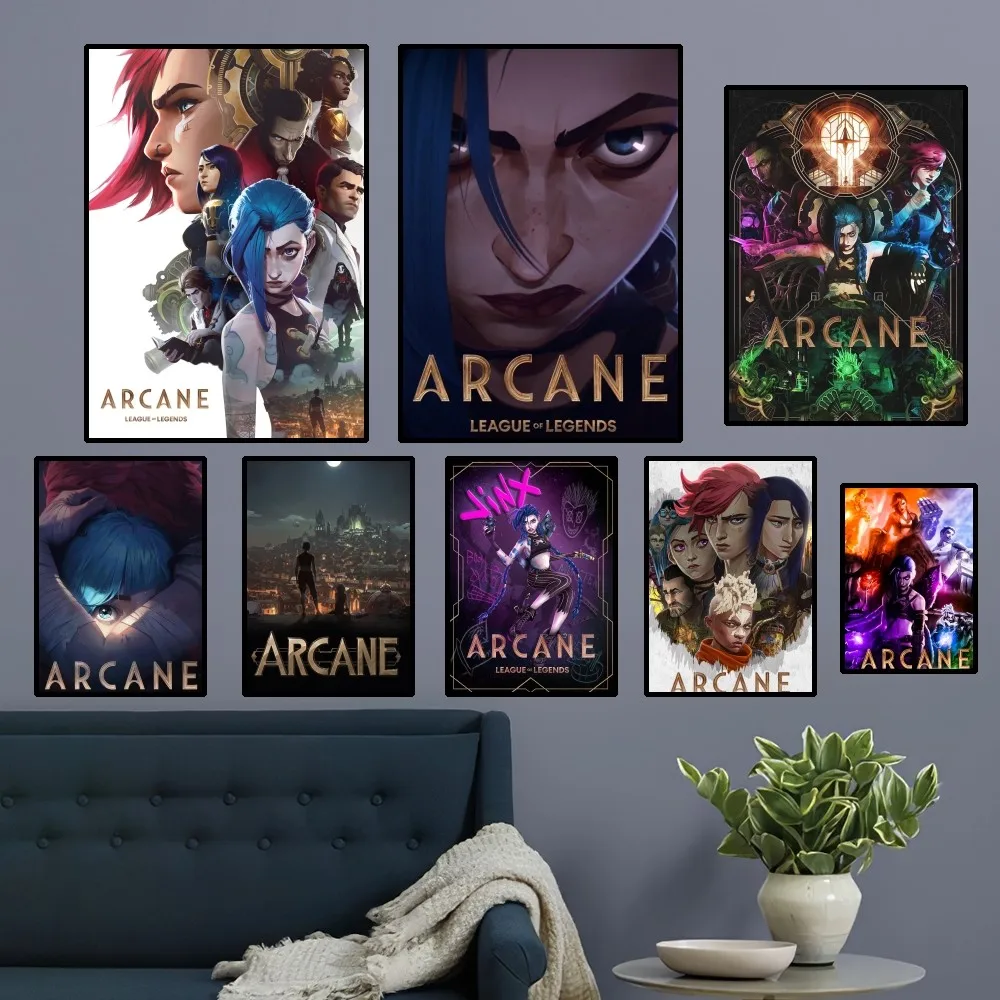 Arcane L-LOL Poster Home Room Decor Aesthetic Art Wall Painting Stickers