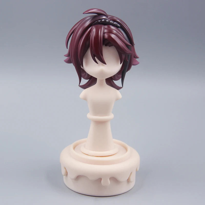 Genshin Impact 시카노인 헤이조우 수제 OB11 OB22 GSC 탈부착 가능한 헤어 쉘 가발 페이스플레이트 BJD 인형 액세서리 게임 애니메이션