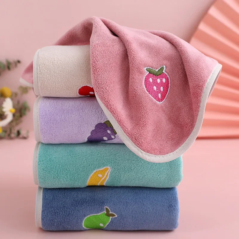 Cartoon Baby Towel Children Bath Towel Soft Absorbent Cotton Face Towel for Newborns Kids Washcloth Wipes Handkerchief 30x30cm