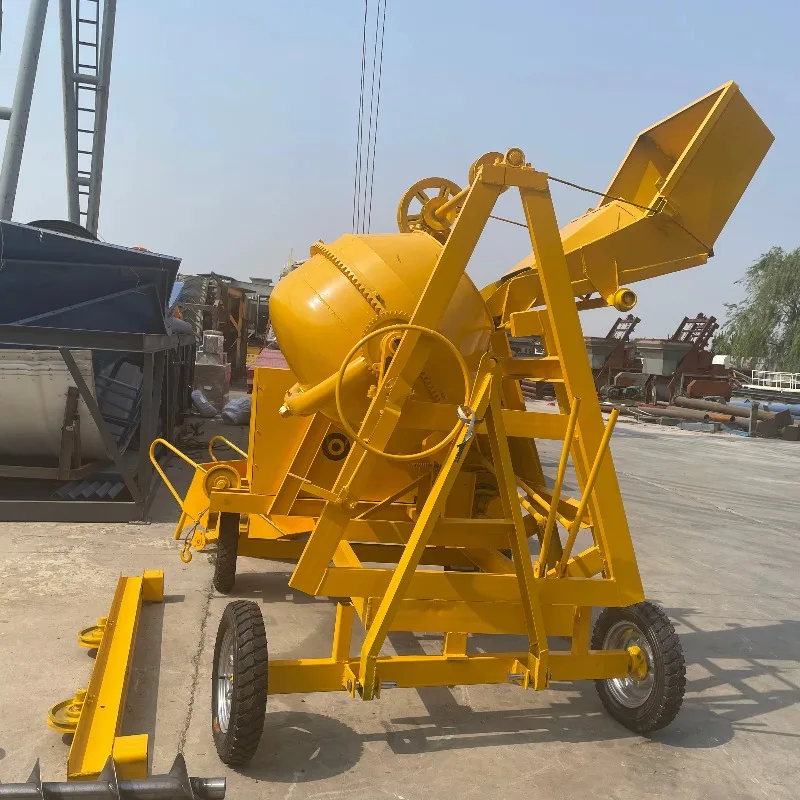 Best Quality Diesel Concrete Mixer 350L 500L Automatic Self-loading Cement Mixing Machine