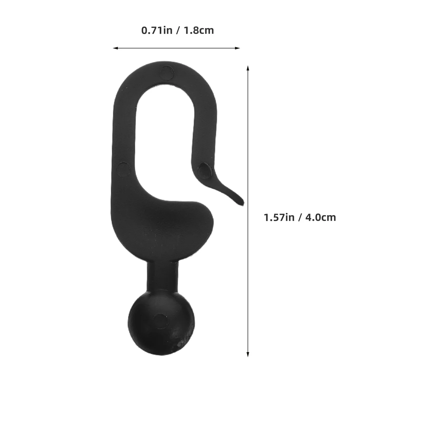 50 Uds. Ganchos de plástico para cortinas de cenador al aire libre, Clips colgantes para dosel, accesorios para tienda resistentes a la intemperie