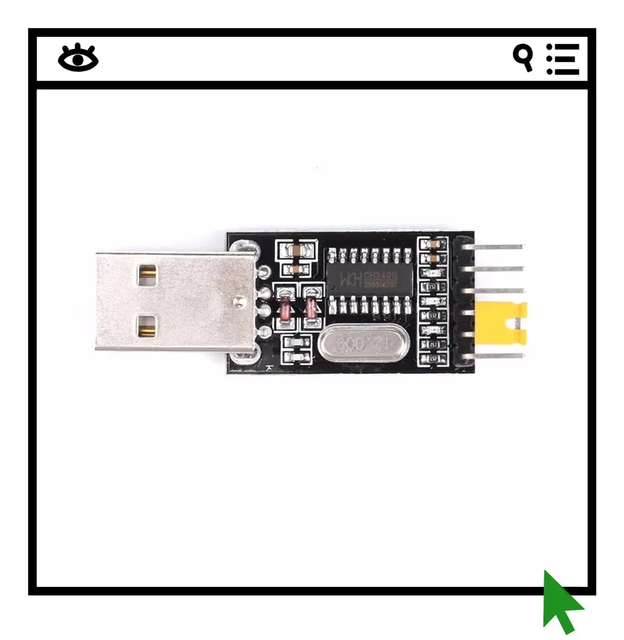 

5 шт. USB-TTL модули CH340, плата для прошивки микроконтроллеров STC, кабель USB-serial