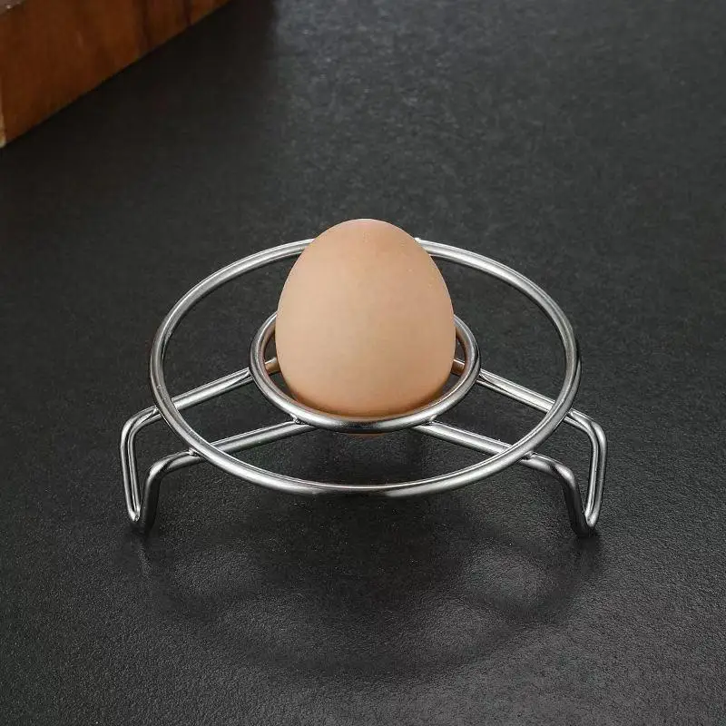 NEW 2PC Mini Steamer Rack 304 Stainless Steel High Low Legs for Health Pot Thermos Cup Small Pot Egg Steaming Trivet Office Dorm