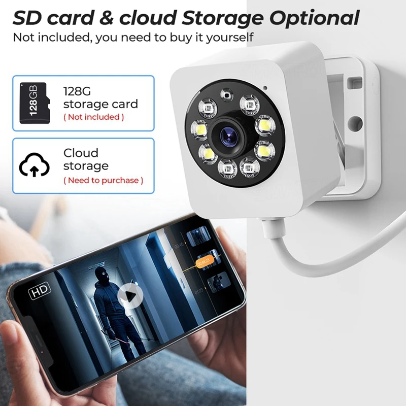 1080P Wifi Camera Tuya Smart Home Security PIR Motion Human Detection Wireless CCTV Surveillance Camera Durable Easy Install