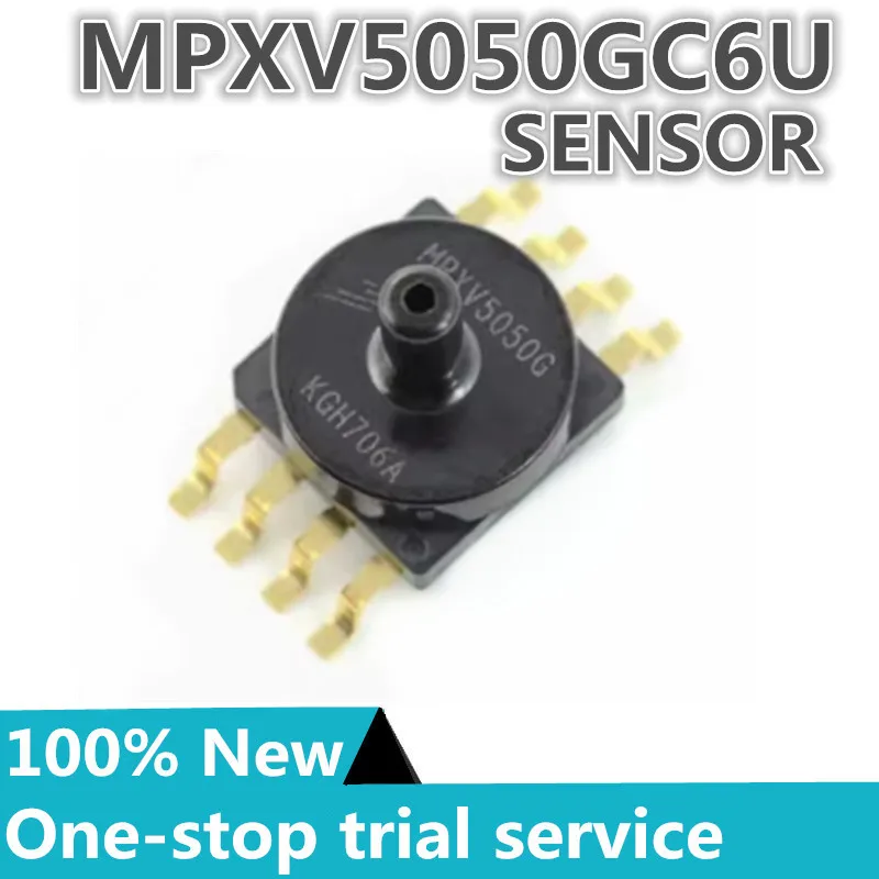 2-50pcs %New original MPXV5050GC6U SENSOR 7.25PSI (50kPa) 29.01PSI (200kPa) exhaust pressure gauge Pressure sensor