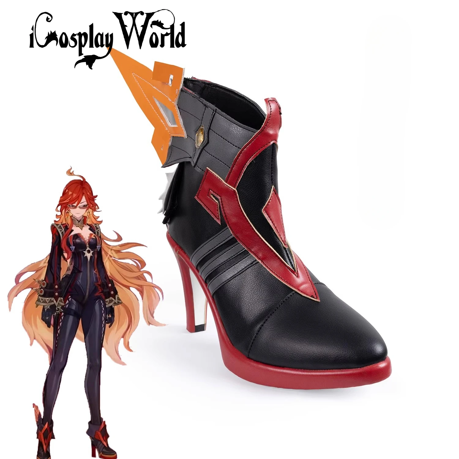 

GenshinImpact Mavuika Pyro Archon, ботинки для косплея, комиксы, аниме, вечерние игры на Хэллоуин, обувь для косплея, реквизит