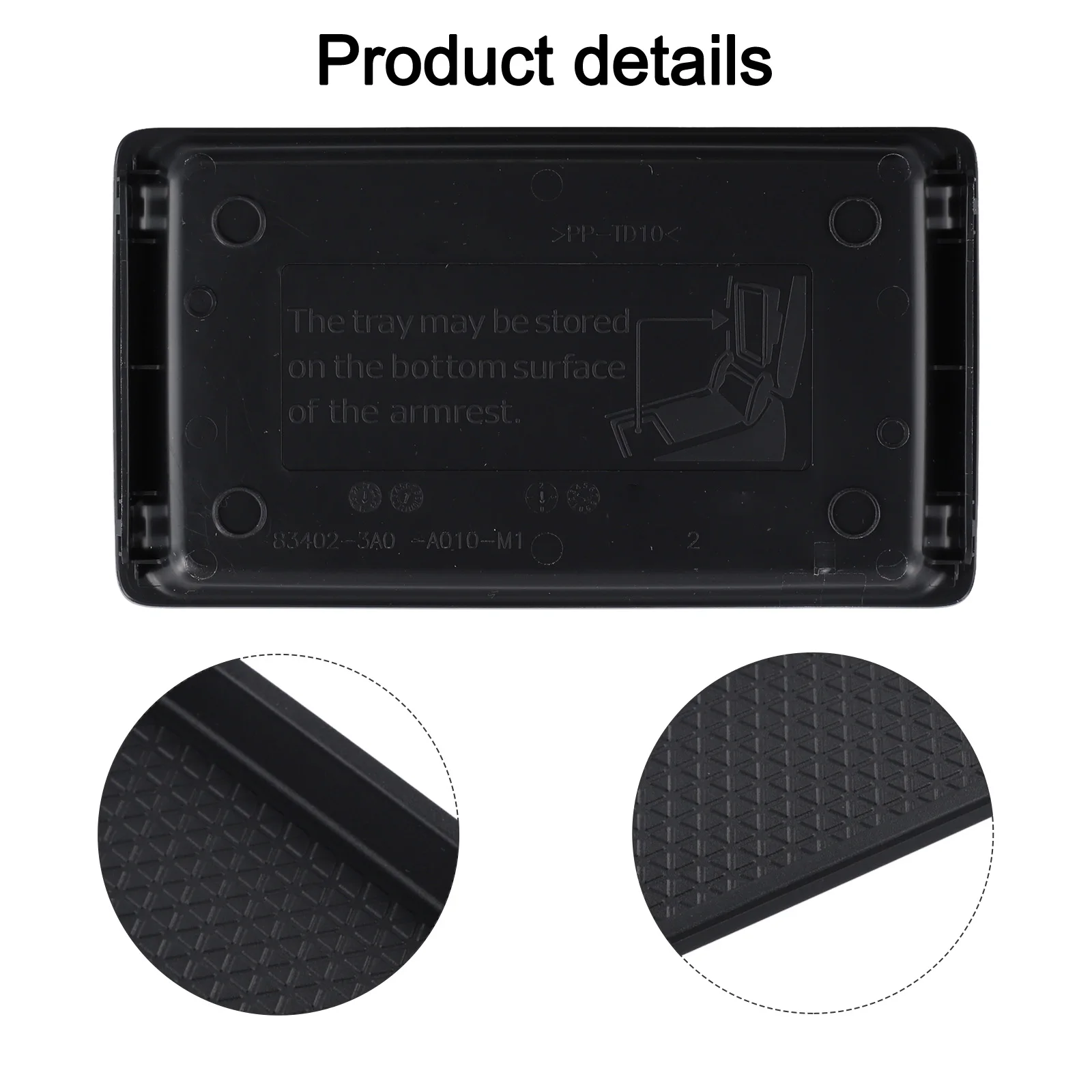 

Automotive Interior Center Console Tray for Honda For CRV 2023 2024 Model 83402 3A0 A01 ABS Material Replacement