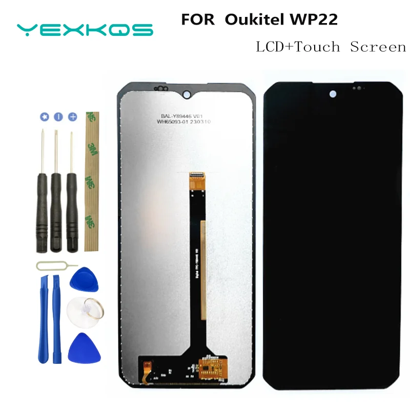 

Original New 6.58" For OUKITEL WP22 LCD Display Touch Screen Assembly Replacement For WP22 wp 22 wp26 wp 26 LCD Display +Glue