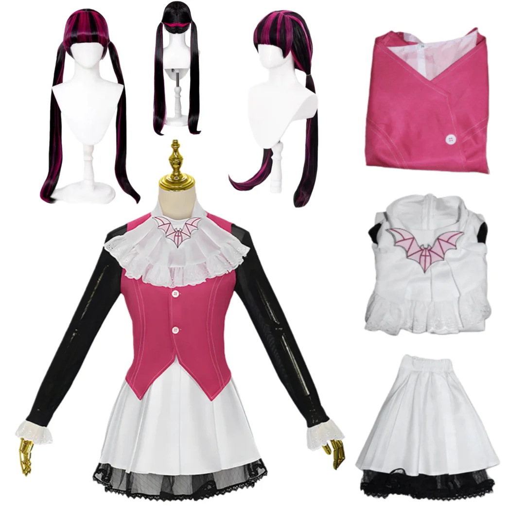 

Monster Fantasy High Draculaura Cosplay Costume Wig