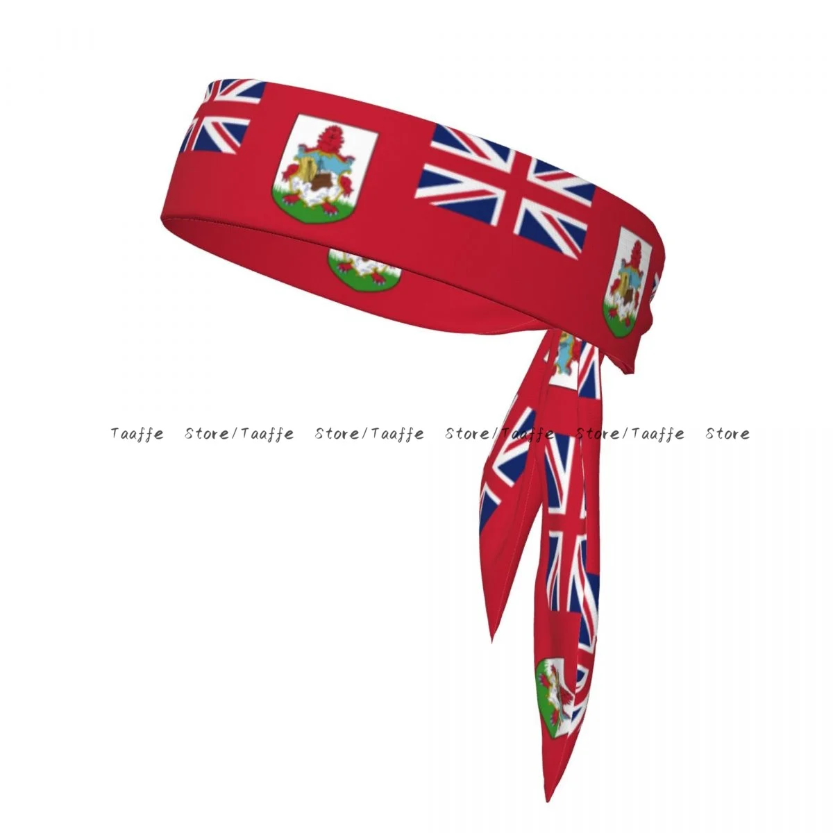 

Sweatband Bandanas Flag Of Bermuda Hairband Head Tie Sports Headband Hair Accessories