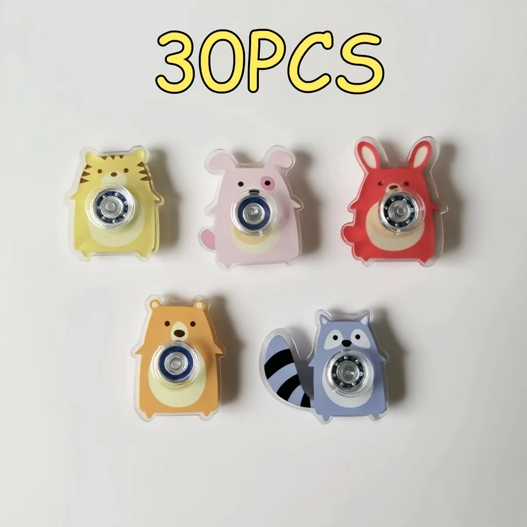 5/15/30pcs Cute Animal Fidget Spinners Durable Plastic Antistress Rotating Toys for Kids Buy Toys Christmas Gift Party Favor
