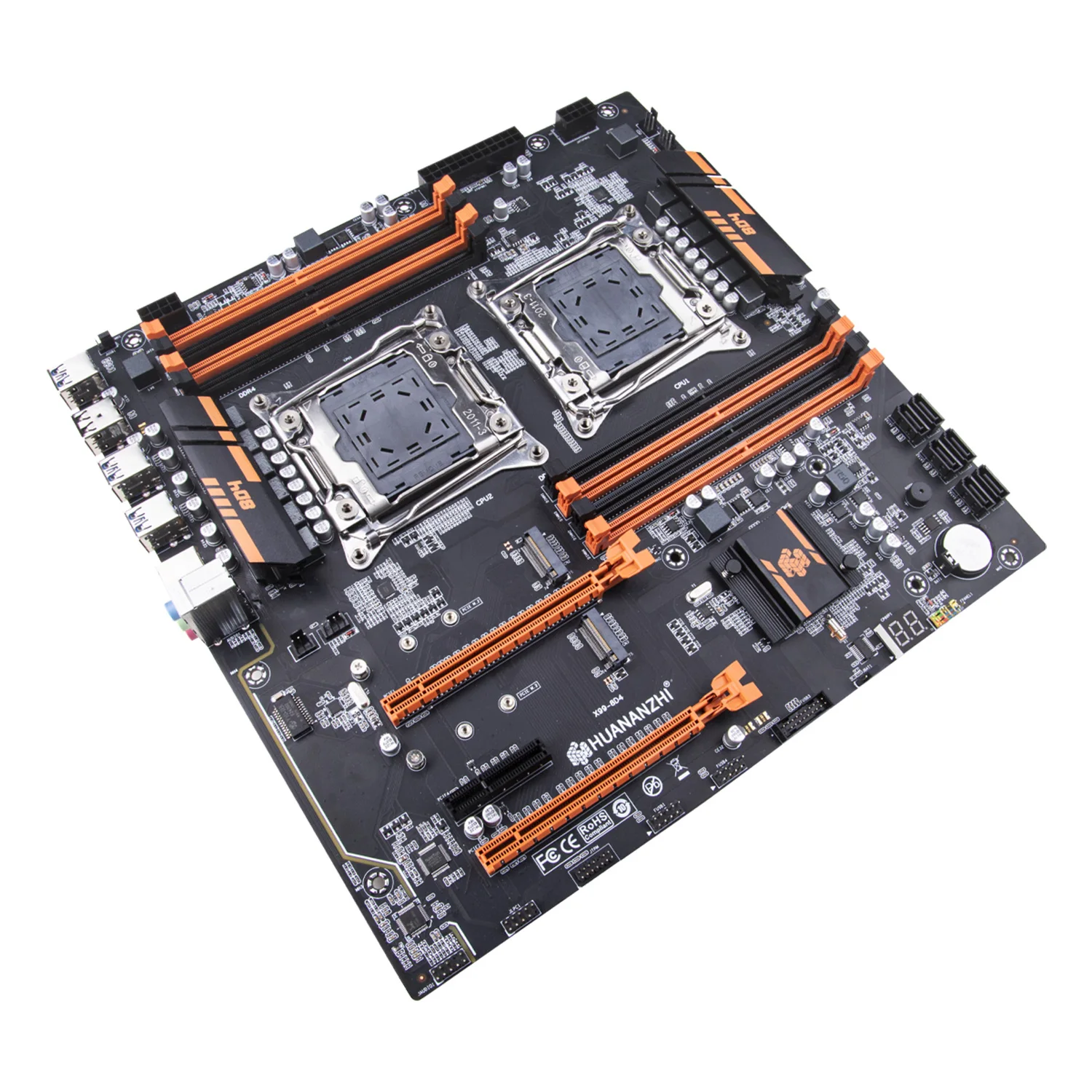 Imagem -04 - Placa-mãe de Huananzhi-xeon Processador Central Duplo Lga 20113 Apoio e5 2640 2667 2666 2670 2680 2696 v3 v4 d4 Recc M.2 Nvme Ram