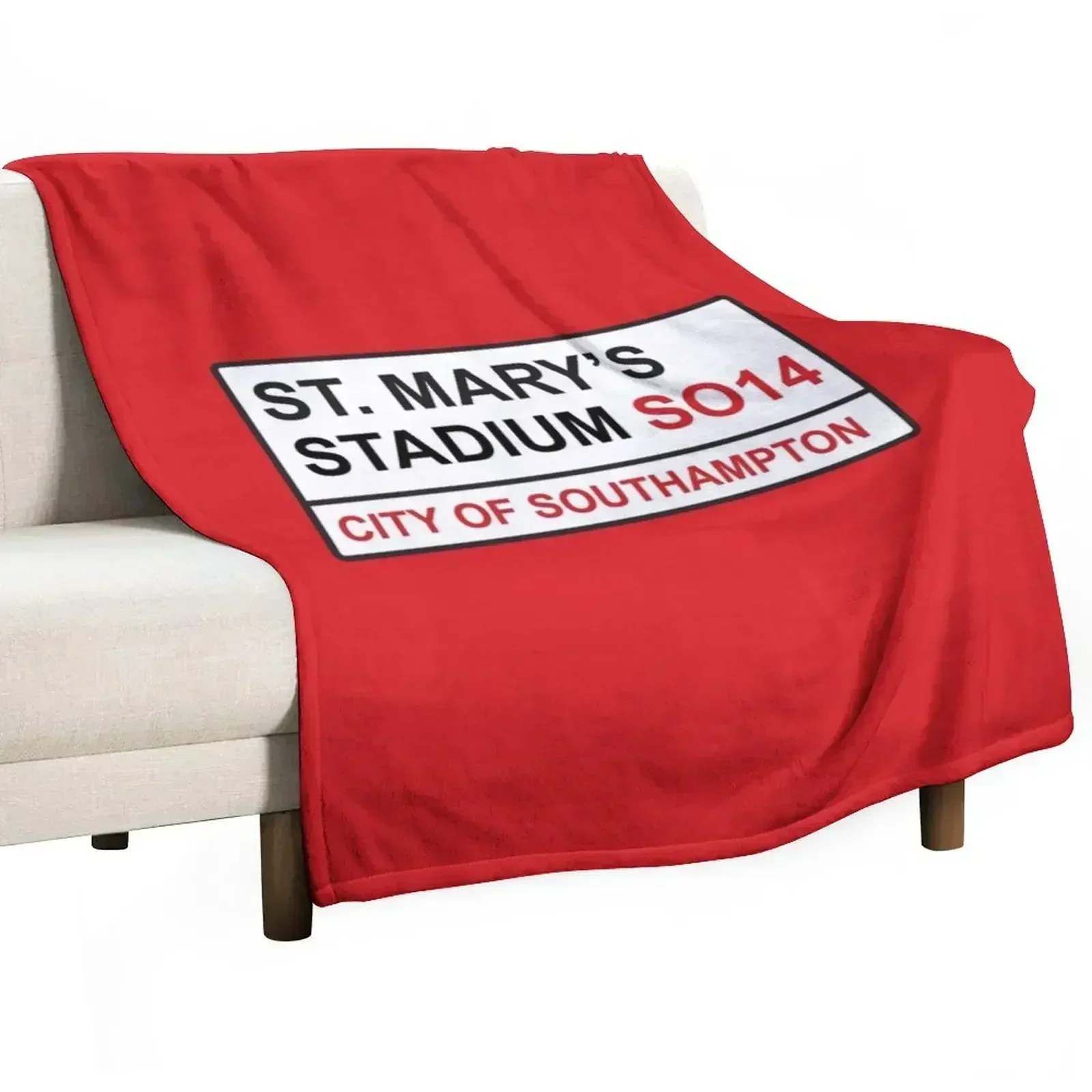 

Southampton Football Team St. Mary’s Stadium Street Sign Throw Blanket Shaggy Designers Blankets For Baby Blankets