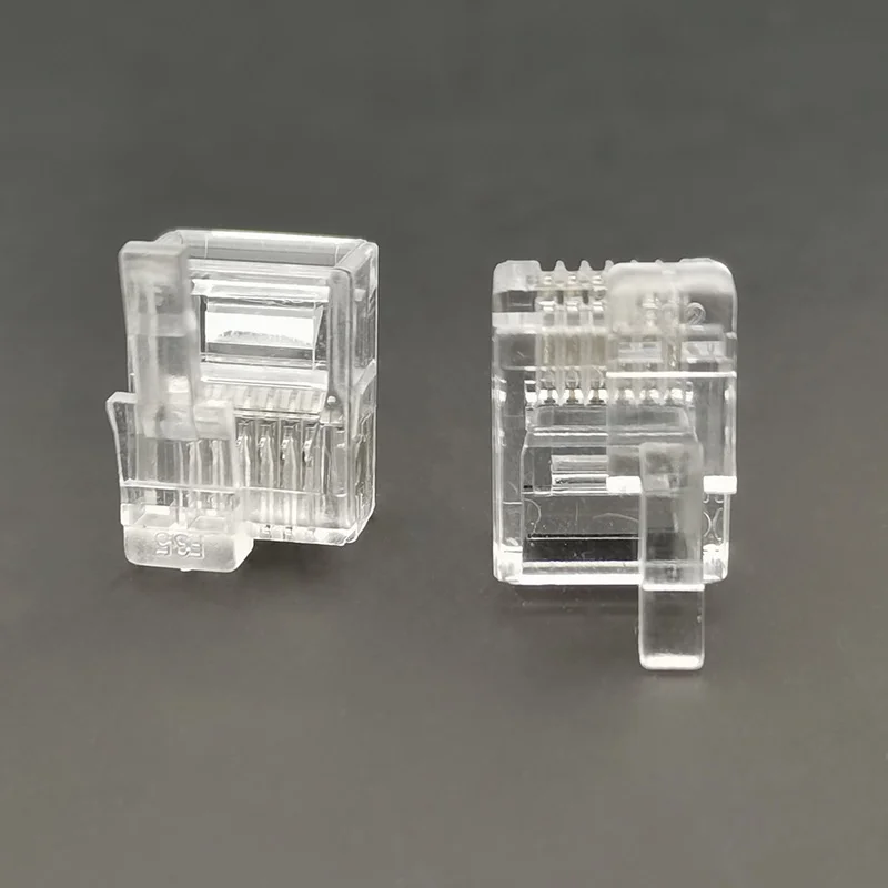 50PCS/100PCS RJ11/RJ12 patch cord with 6P6C connector, right crimp position, for NXT six-core cable of LEGO EV3