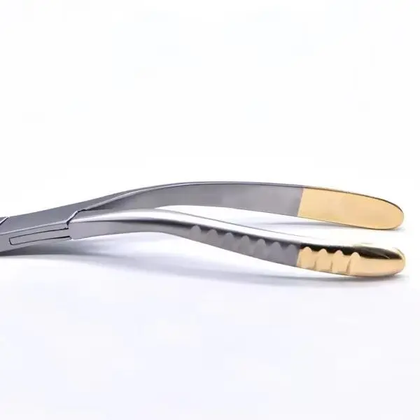 

Dental Residual Root Tweezers Tooth Extraction Forceps Curved Maxillary Mandibular Teeth Universal Pliers Dentist Tools