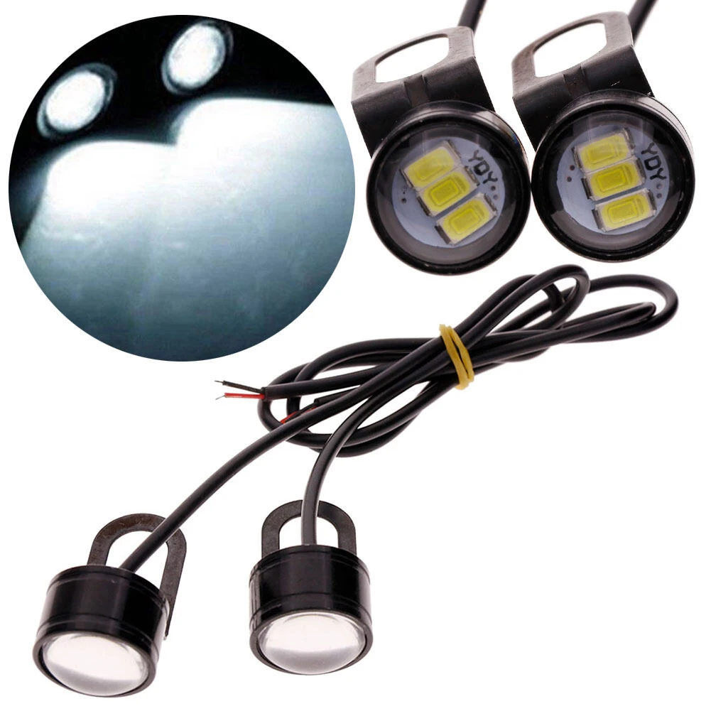 High Quality Automobiles Electric Motors Handlebar Spotlight LED Lights 2pcs 5630 Chip White Motorcycle LED Lights