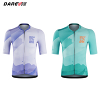 DAREVIE Man Cycling Maillot AREO High Speed PRO Anti UV Level Men's Cycling Shirt Anti Slip Moisture Wicking Cycling Jersey Man