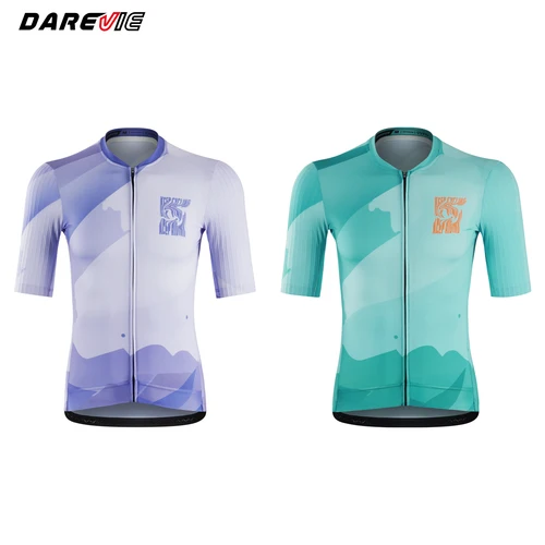 DAREVIE Maillot de ciclismo para hombre AREO de alta velocidad PRO Anti UV nivel camiseta de ciclismo para hombre antideslizante que absorbe la humedad Ciclismo Jersey hombre