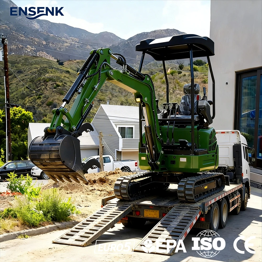 

Мини-экскаватор 0.8-1.5 тонн с двигателем Kubota, строительный, 1.7-3.0 тонны, многофункциональный, с инструментами, для Европы, сертификаты EPA Euro 5 CE