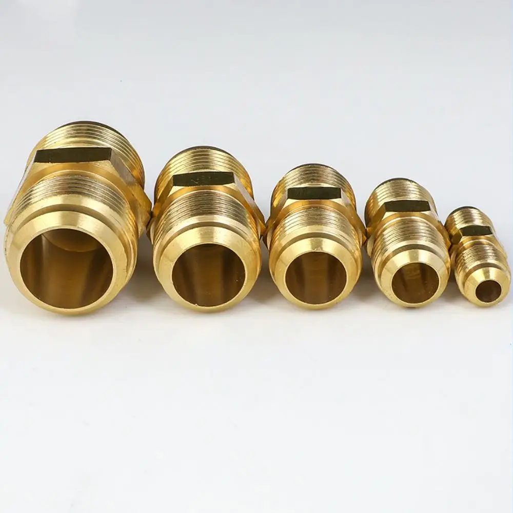 New Male to Male Brass Pipe Fitting Connector Straight 5/16