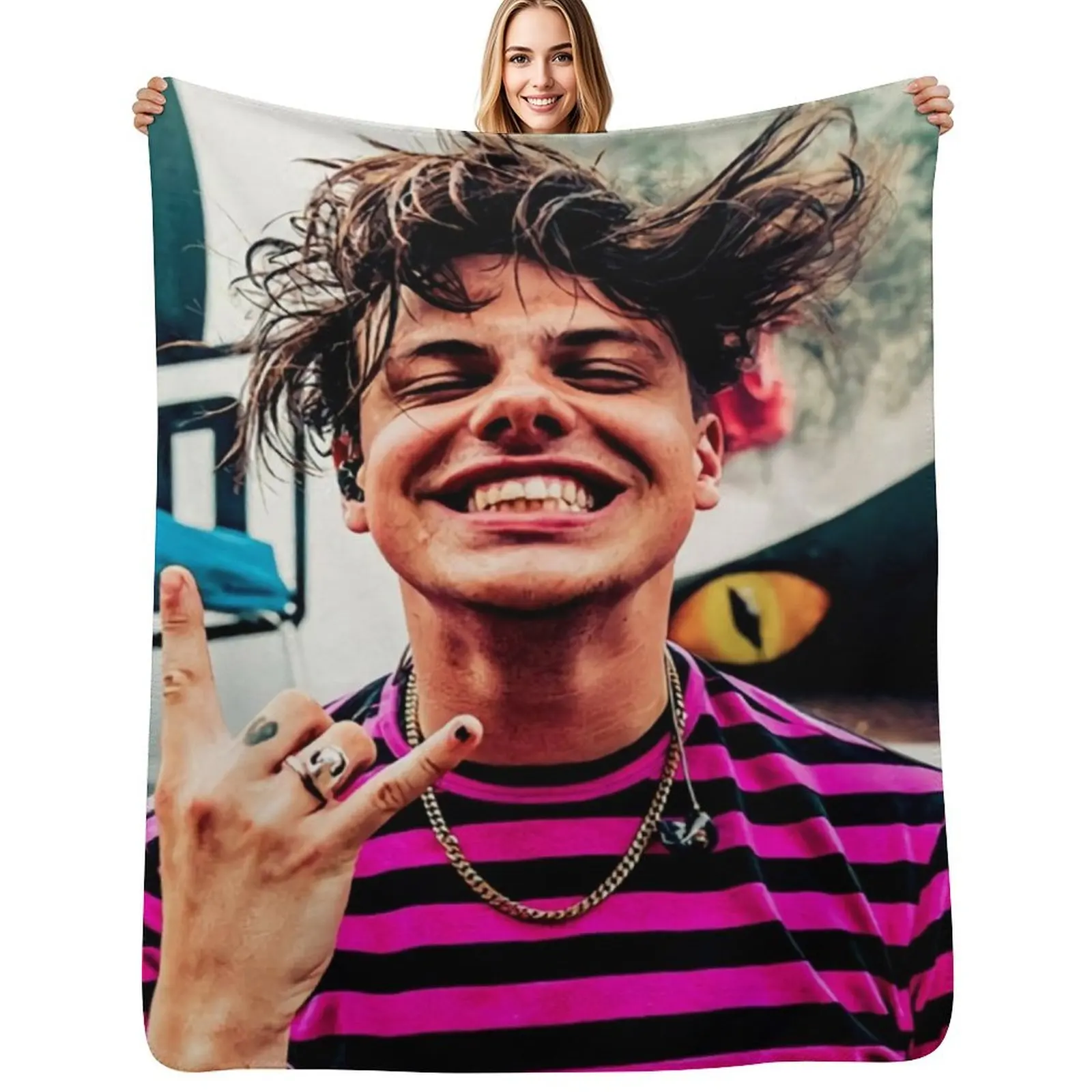 

Yungbluds Zebra Throw Blanket Flannel Fleece Soft Warm Throw Blanket