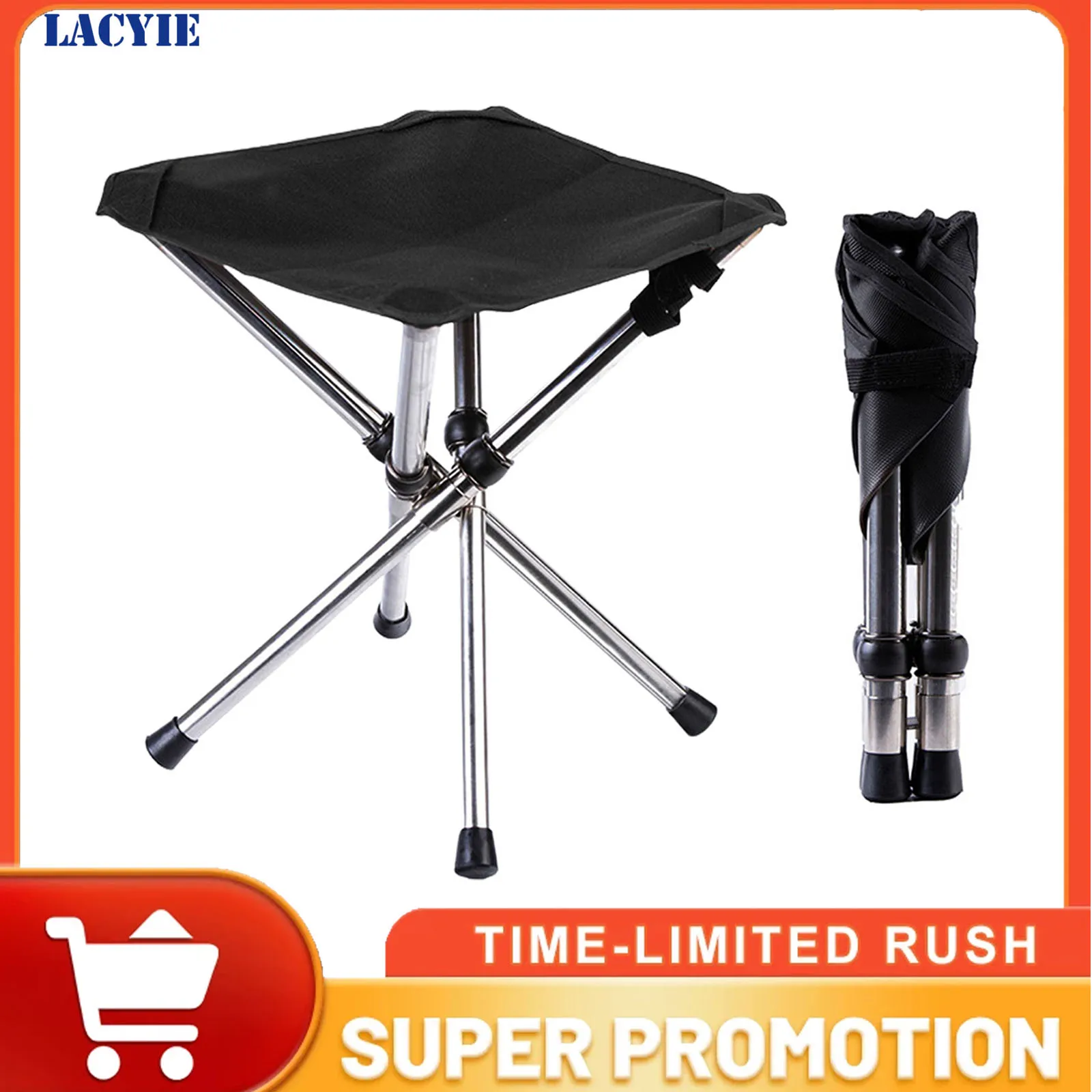 Portable Camping Stool Practical Camping Tripod Stools Tourist Stools Camping Chair Beach Foldable Fishing Chair Folding Stool