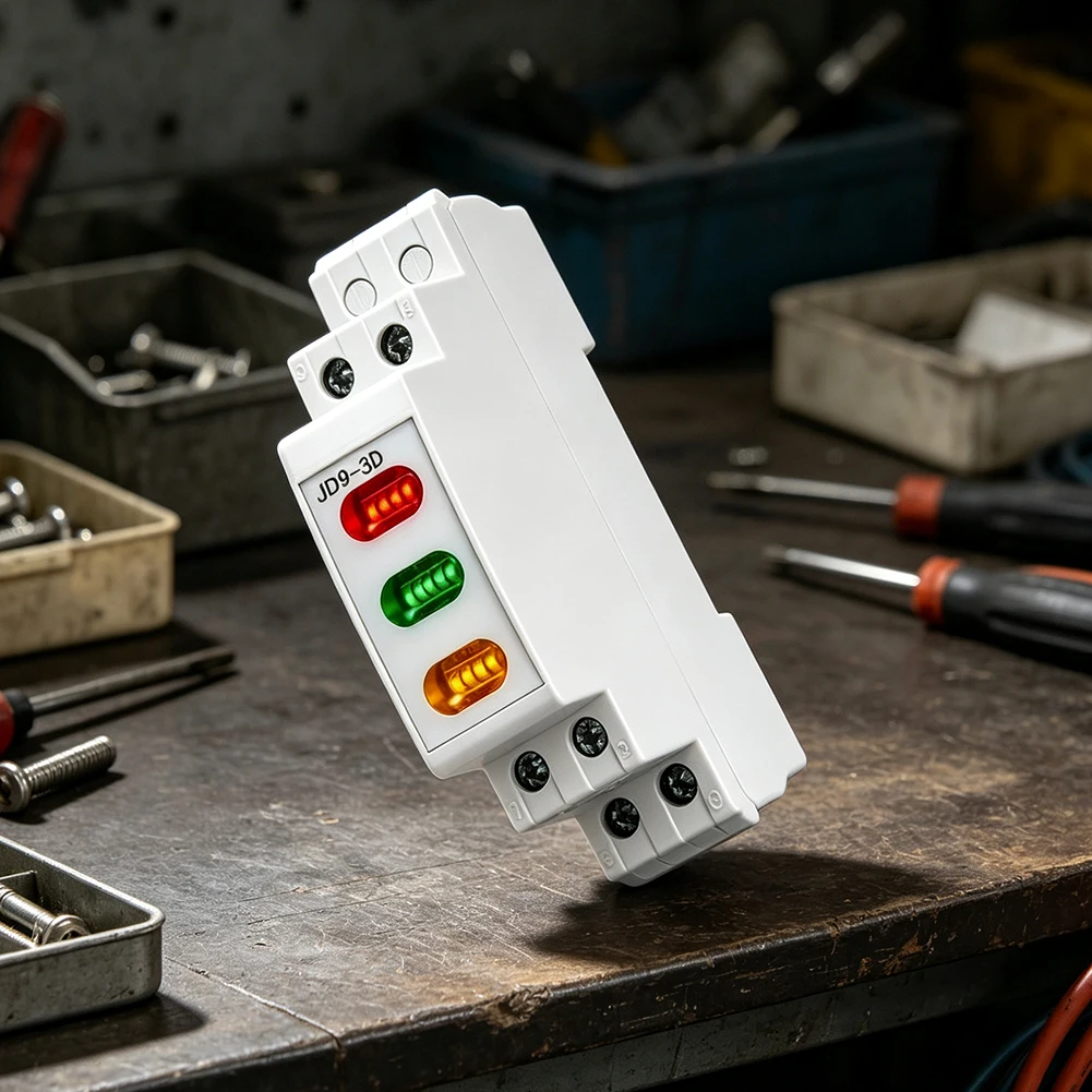 Distribution Box Light JD9 LED Indicator High-brightness Window Snap-fit Design Quick Troubleshooting Clear Visibility