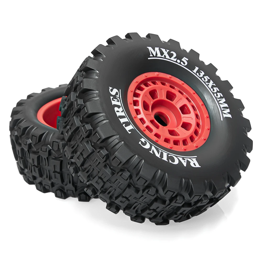 ARRMA 1/8 1/7 MOJAVE 4S 6S EXB TRAXXAS UDR ショートトラック、ハイウェイ、サンド、オフロードカー用MX2.5インチ17mm特殊ホイールタイヤ