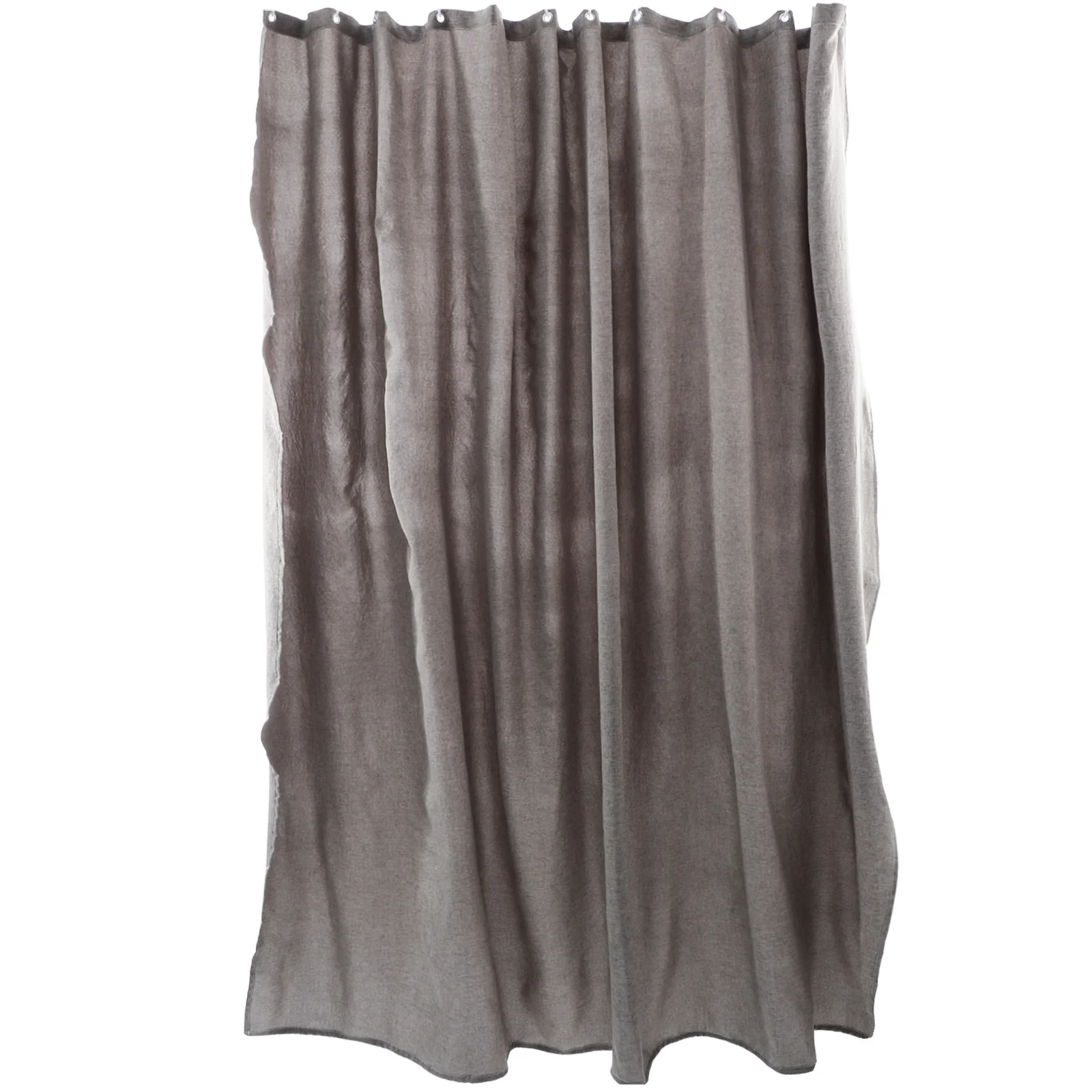 

Water Resistant Bath Curtain Solid Color Linen Easy Care Quick Dry Modern Home Hotel Use Waterproof Shower Curtain