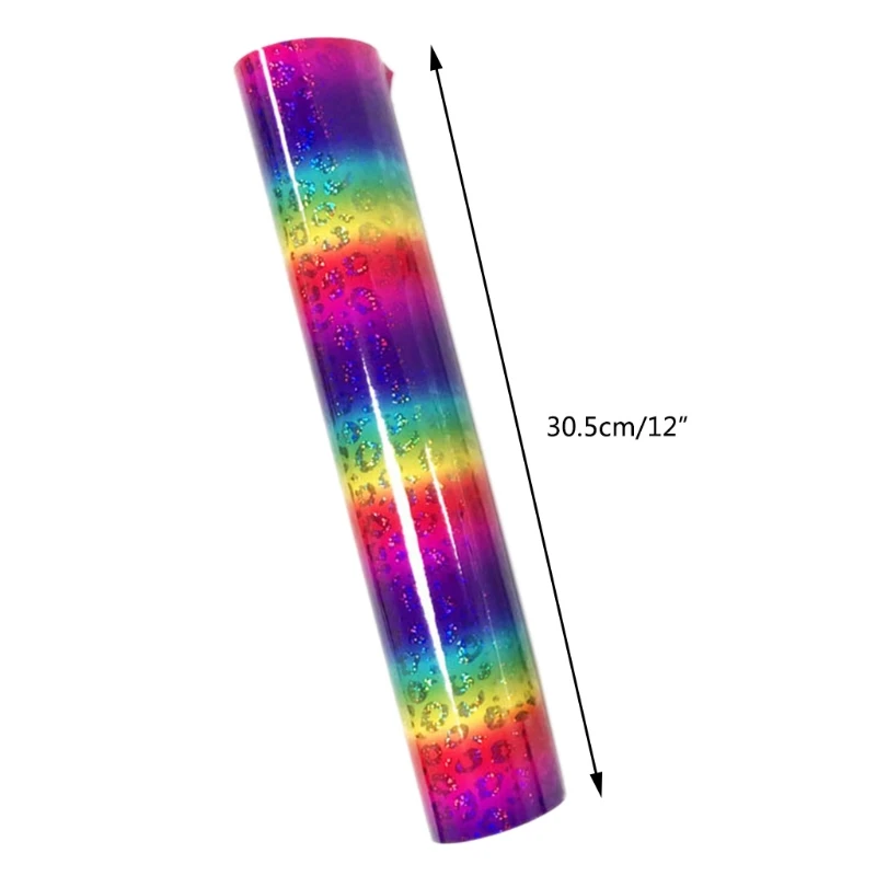 Rainbow Pattern Self Adhesive Craft Vinyl DIY Decoration for Decals Signs