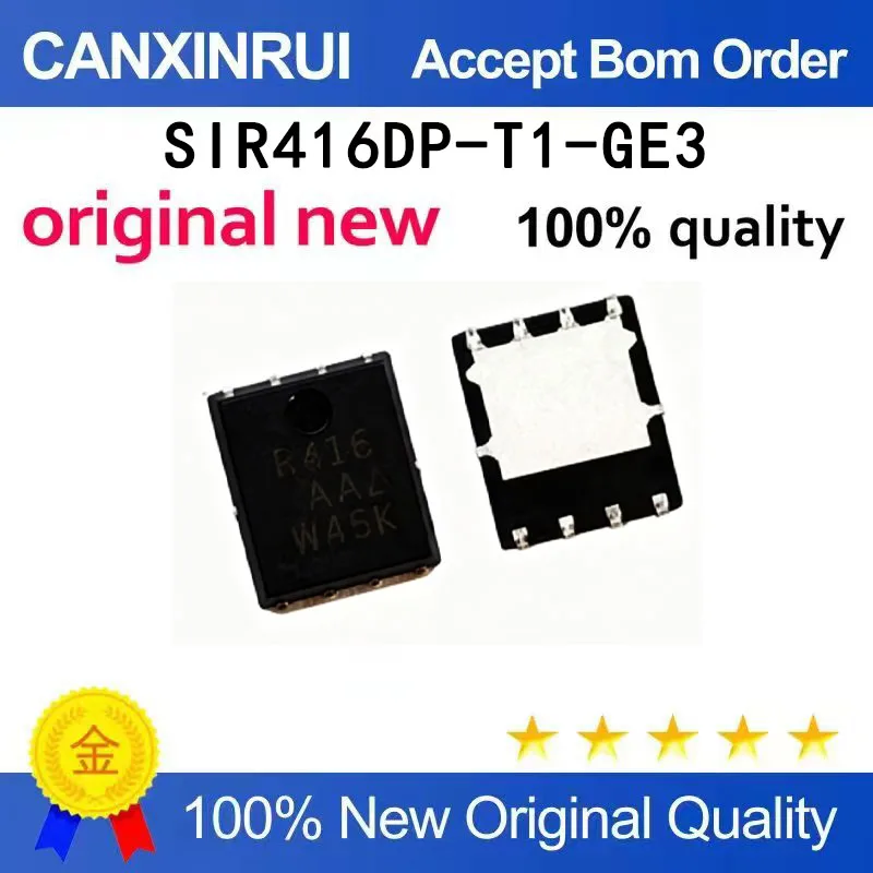 

（5-100 pieces）New SIR416DP-T1-GE3 silk screen R416 patch QFN8 pin MOSFET chip