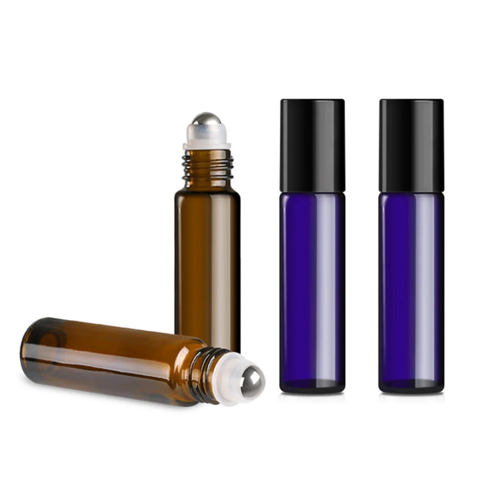 24 قطعة 5 مللي زجاجة لفة على عبوة فرعية للزيوت العطرية زجاجة متينة مانعة للتسرب قابلة لإعادة الملء #1
