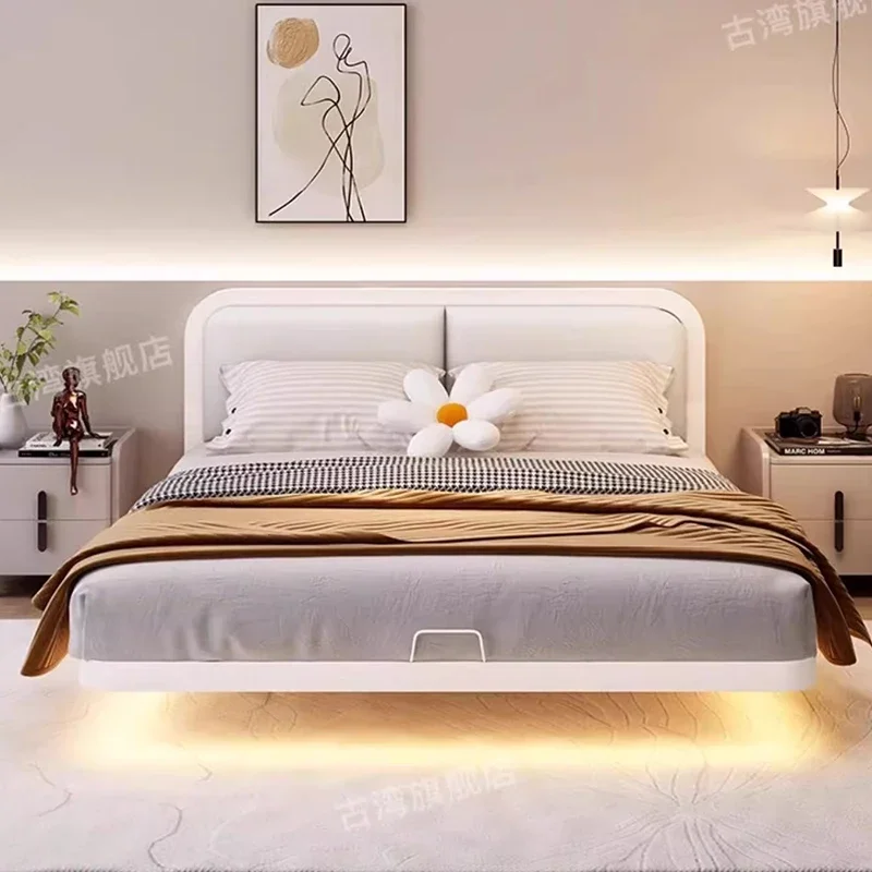 

Modern Double Bed Bedroom Bunk Sun Girls Design Beauty Princess Bed Sleeping Platform Sex Cama Solteiro Lounge Suite Furniture