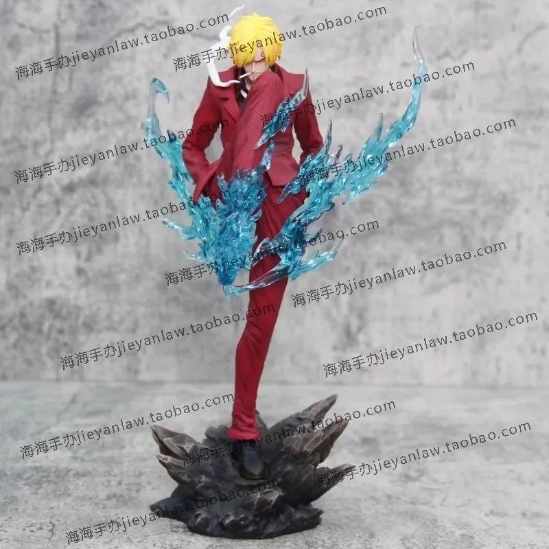 28 cm One Piece Figure Sanji Action Figures Suit Devil's Wind Foot Vinsmoke Sanji PVC Anime Model Collection Giocattoli Ornamen Regali