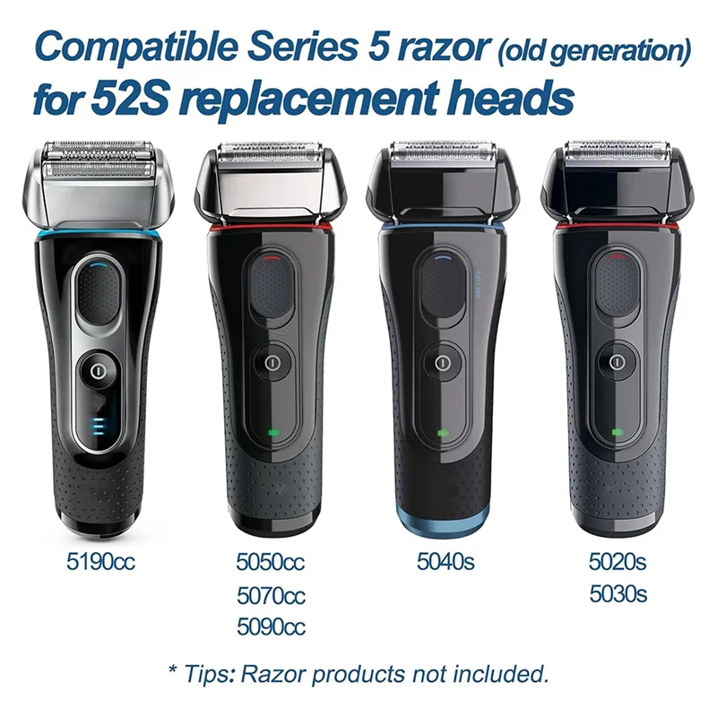 

【Buyers】Electric Shaver Accessories Suitable For Braun 5 Series Replacement Heads 5020CS 5769Cc, 5018S, 5031S, 5160S,