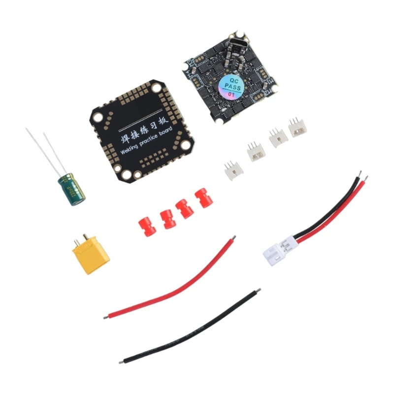 Ruibet F4AIO F411 Flight Controller 25.5X25.5mm BLHELIS 12A 4in1 1-2S for FPV Tinywhoop Cinewhoop Drones