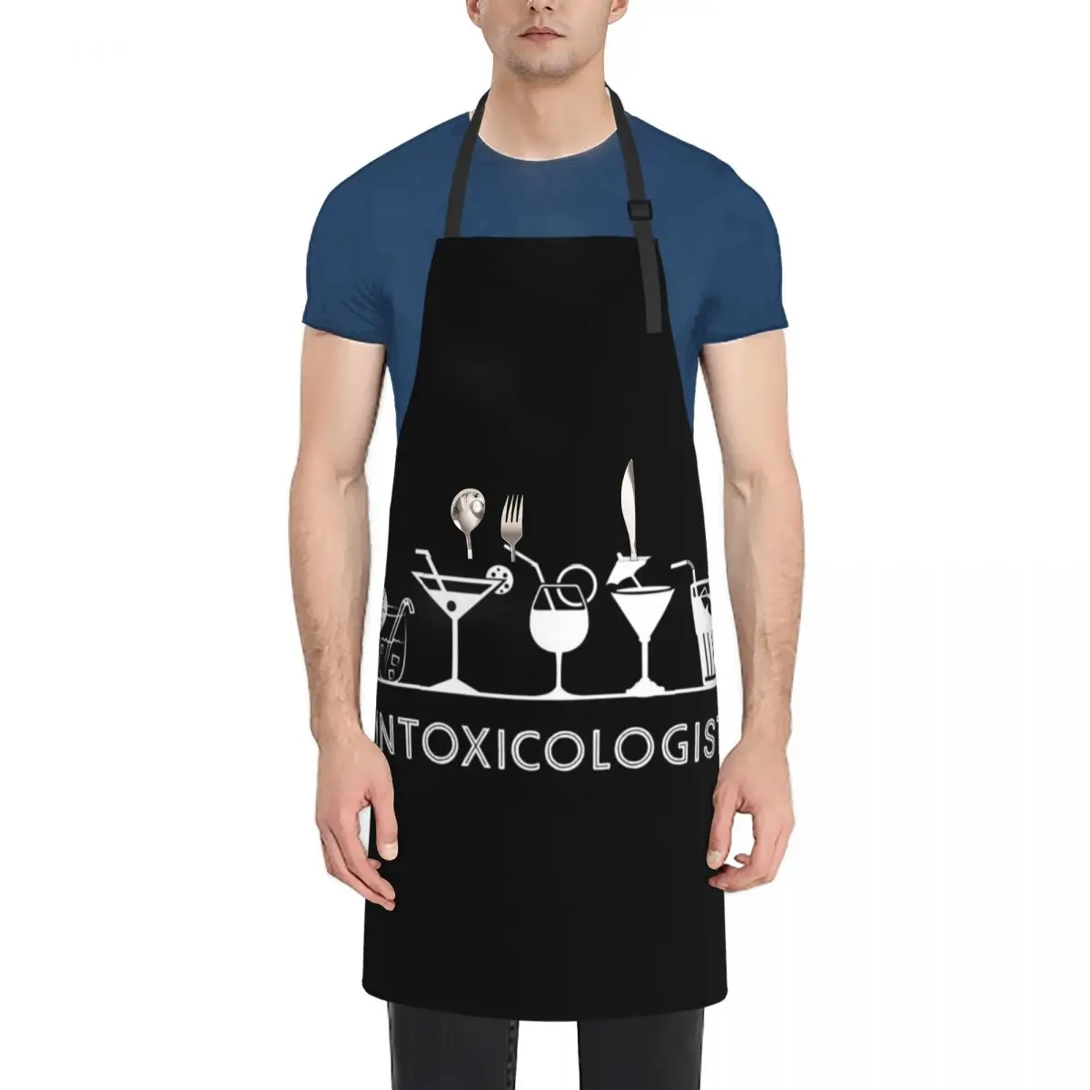 

Intoxicologist Bartender Mixologist Funny Gift Apron painting Kitchen Apron