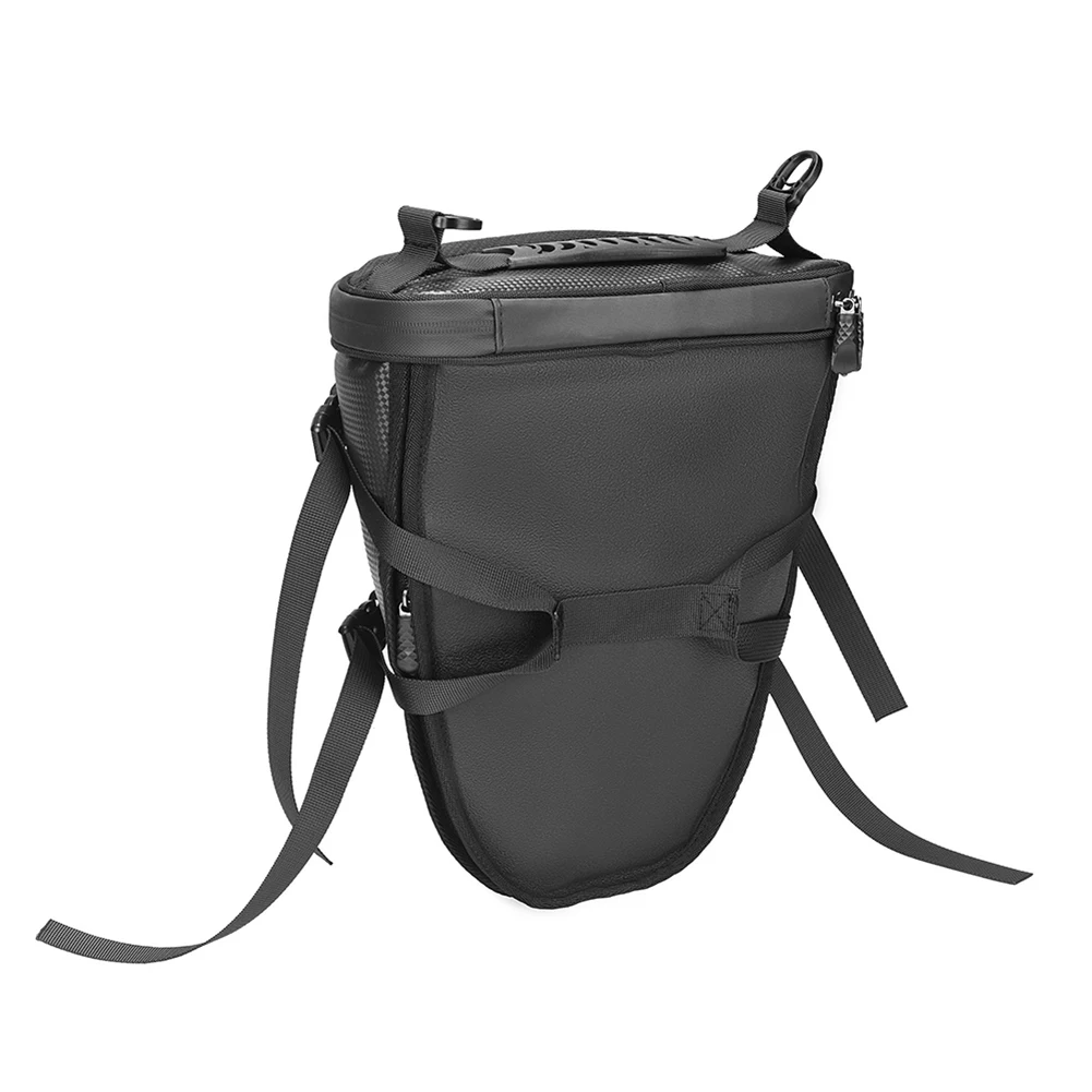 

Motorcycle Rear Seat Bag Large Capacity Waterproof Crossbody Tail Bag Multifunctional Motorcycle Saddle Bag for Outdoor Riding