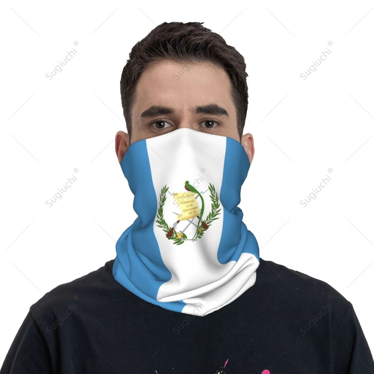 Unisex Guatemala Flag Neckerchief Scarf Neck Face Mask Scarves Neck Warmer Seamless Bandana Headwear Cycling Hiking