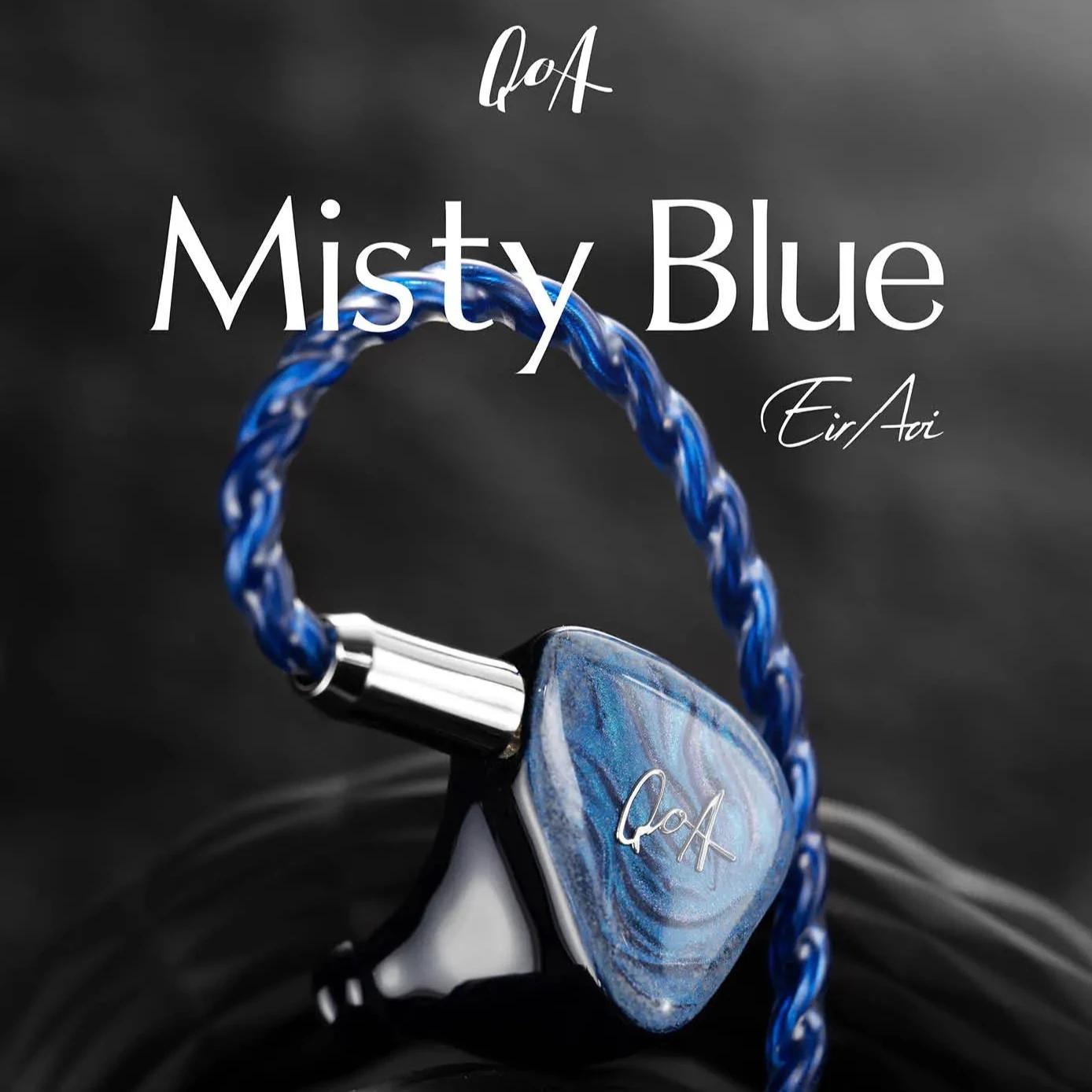 Новые внутриканальные Hi-Fi наушники QoA Misty Blue 2DD+2BA с проводным подключением, музыкальные наушники-вкладыши с разъемом 2-в-1 3.5+4.4 мм и кабелем 0.78 мм 2pin